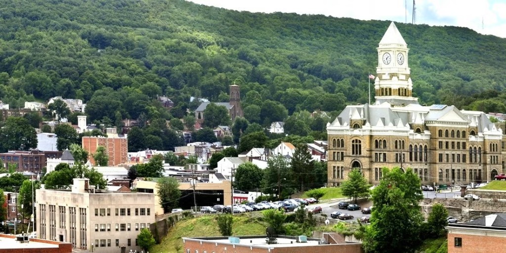 Schuylkill County Courthouse in Pottsville, Pennsylvania